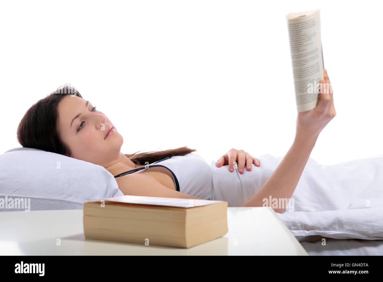 Bedtime reading Stock Photo Alamy