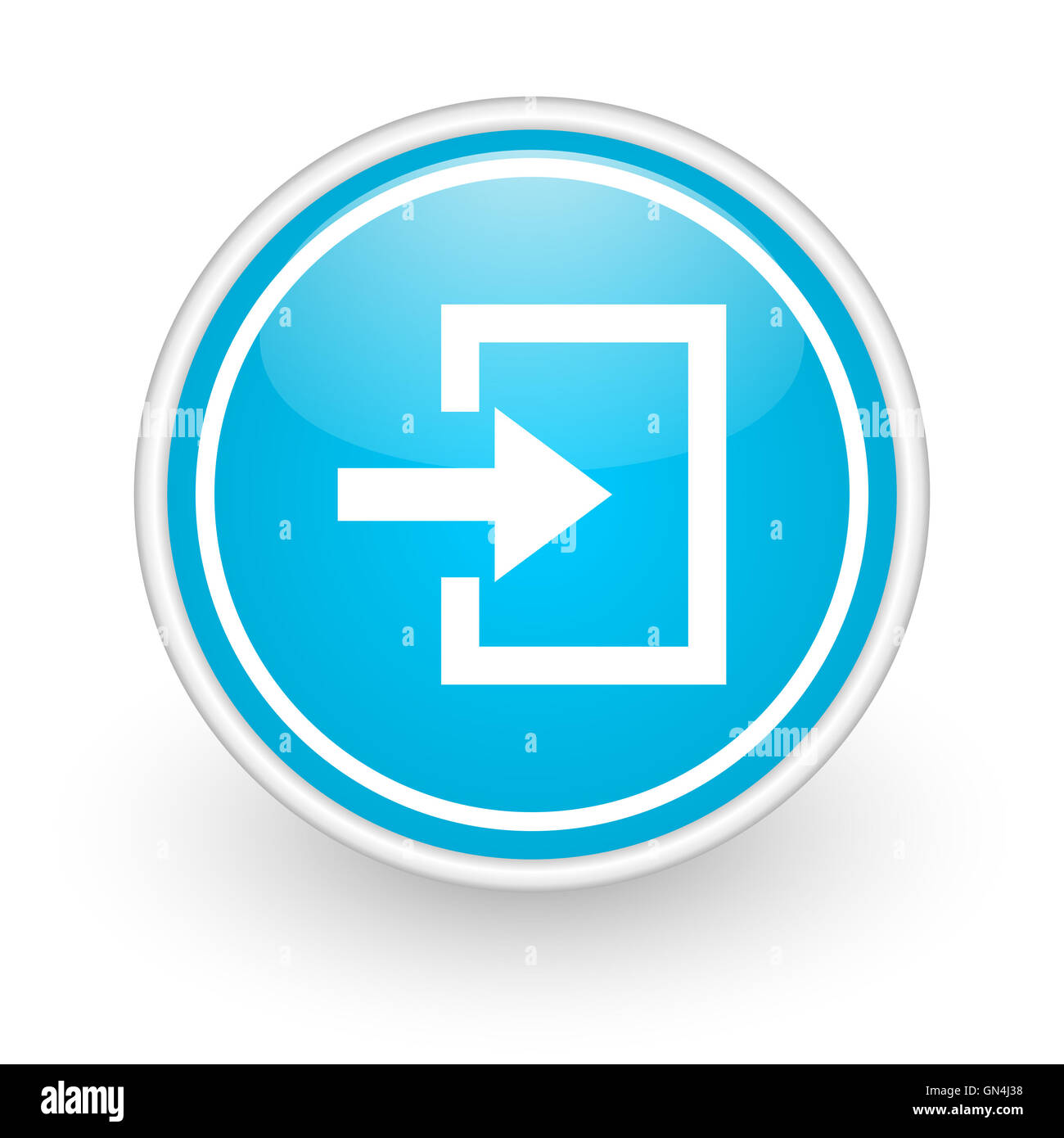 Login icon stock illustration. Illustration of button - 72946790