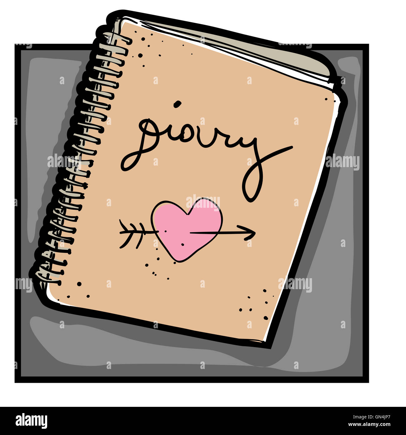 diary clip art Stock Photo Alamy