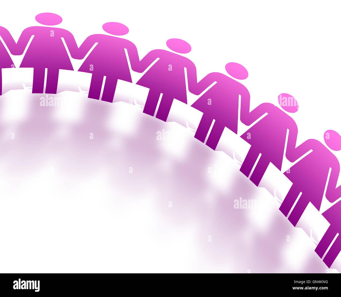 Women Holding Hands Stock Photo Alamy