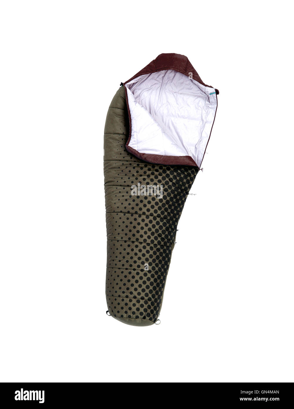 Sleeping bag used to keep warm on camping trips Stock Photo Alamy