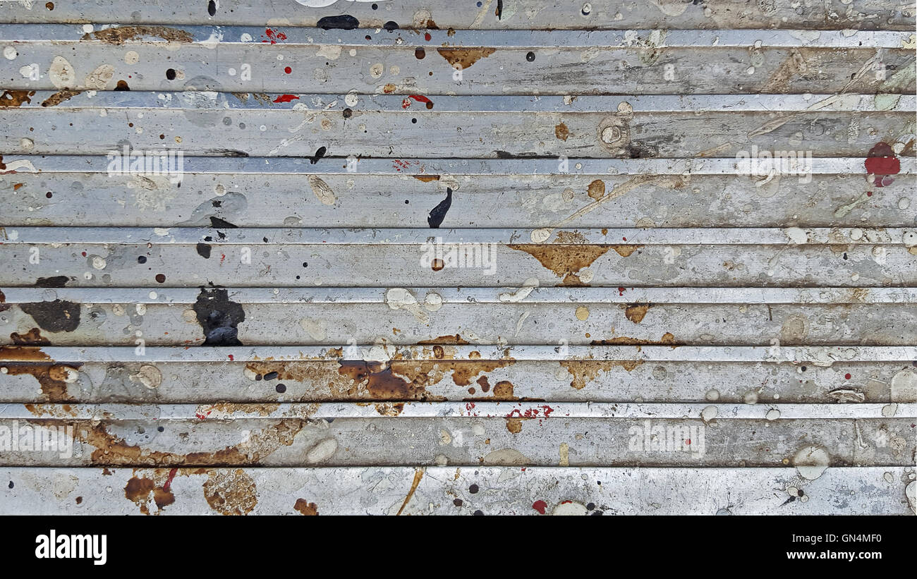 Dirty stains on metal plating Stock Photo Alamy