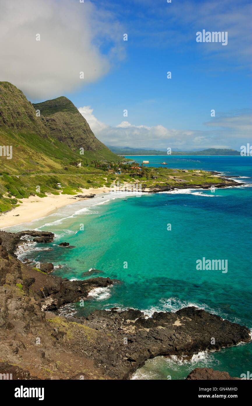 Rock beach oahu hawaii hi-res stock photography and images - Alamy