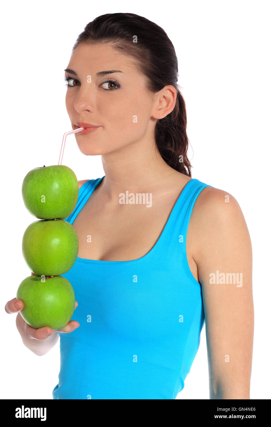 Fresh apple juice Stock Photo Alamy