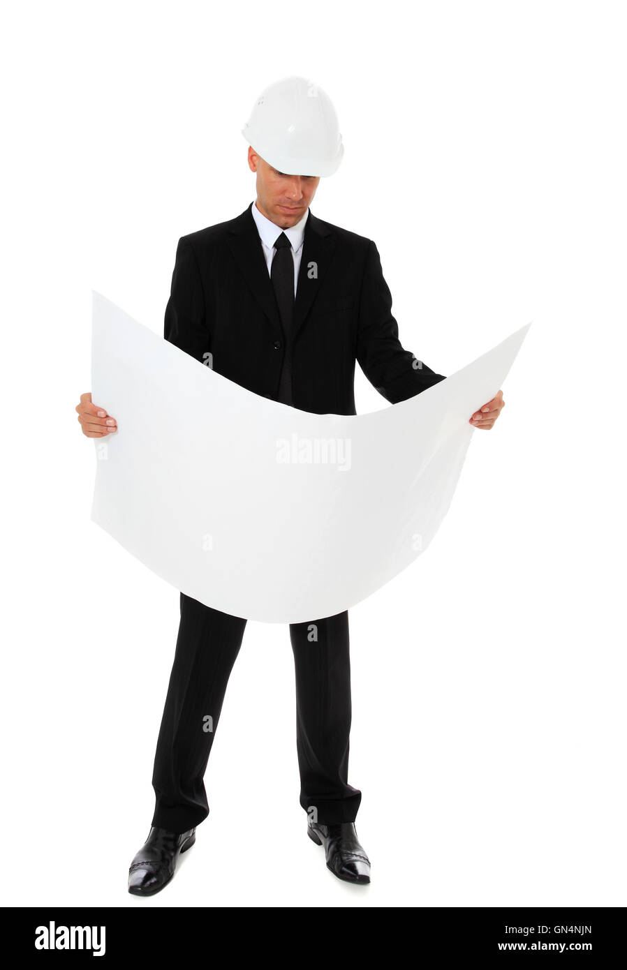 Architect blueprints construction Cut Out Stock Images & Pictures Alamy