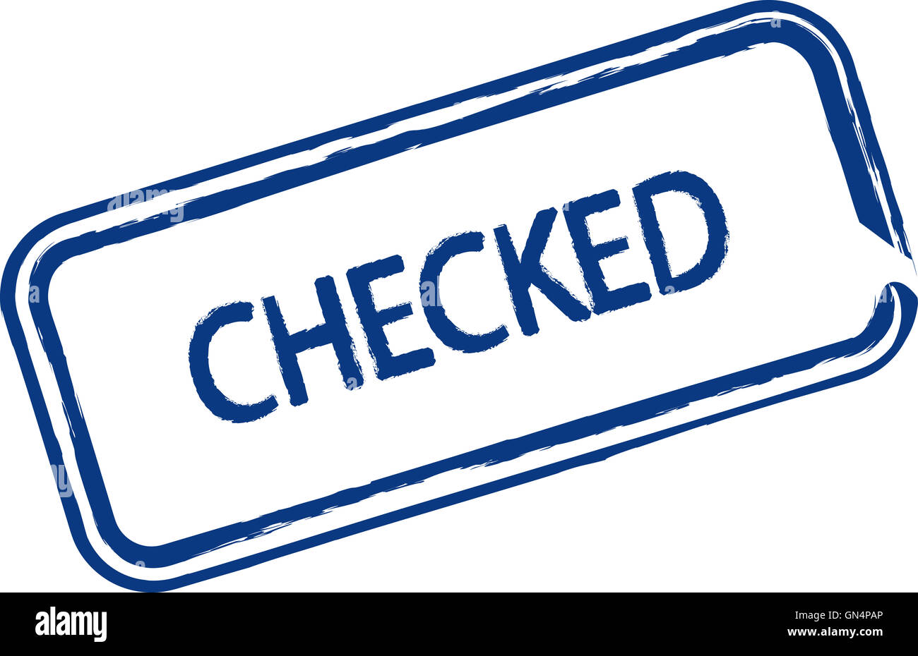Checked stamp sign seal hi-res stock photography and images - Alamy