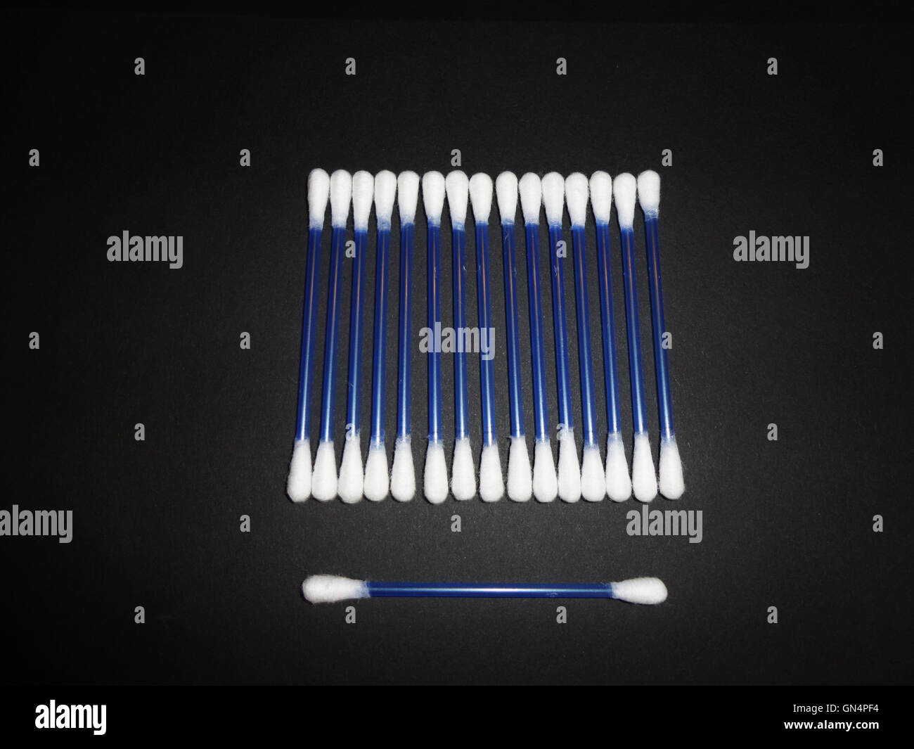 Sticks for cleaning ears Stock Photo Alamy