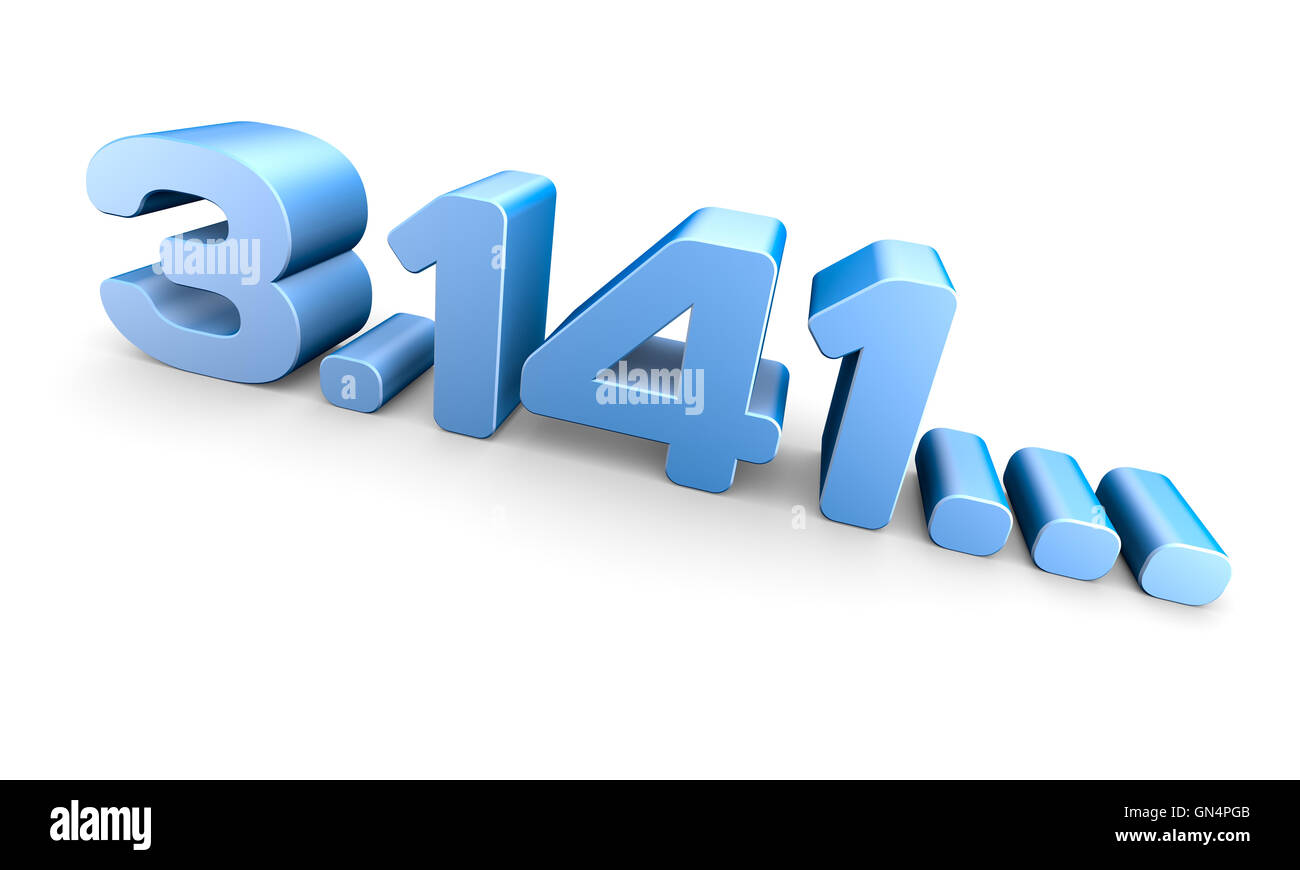 PI number Stock Photo