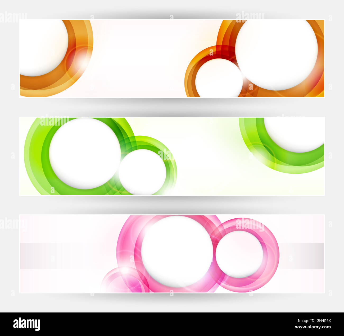 Set of abstract modern vector banners Stock Photo - Alamy