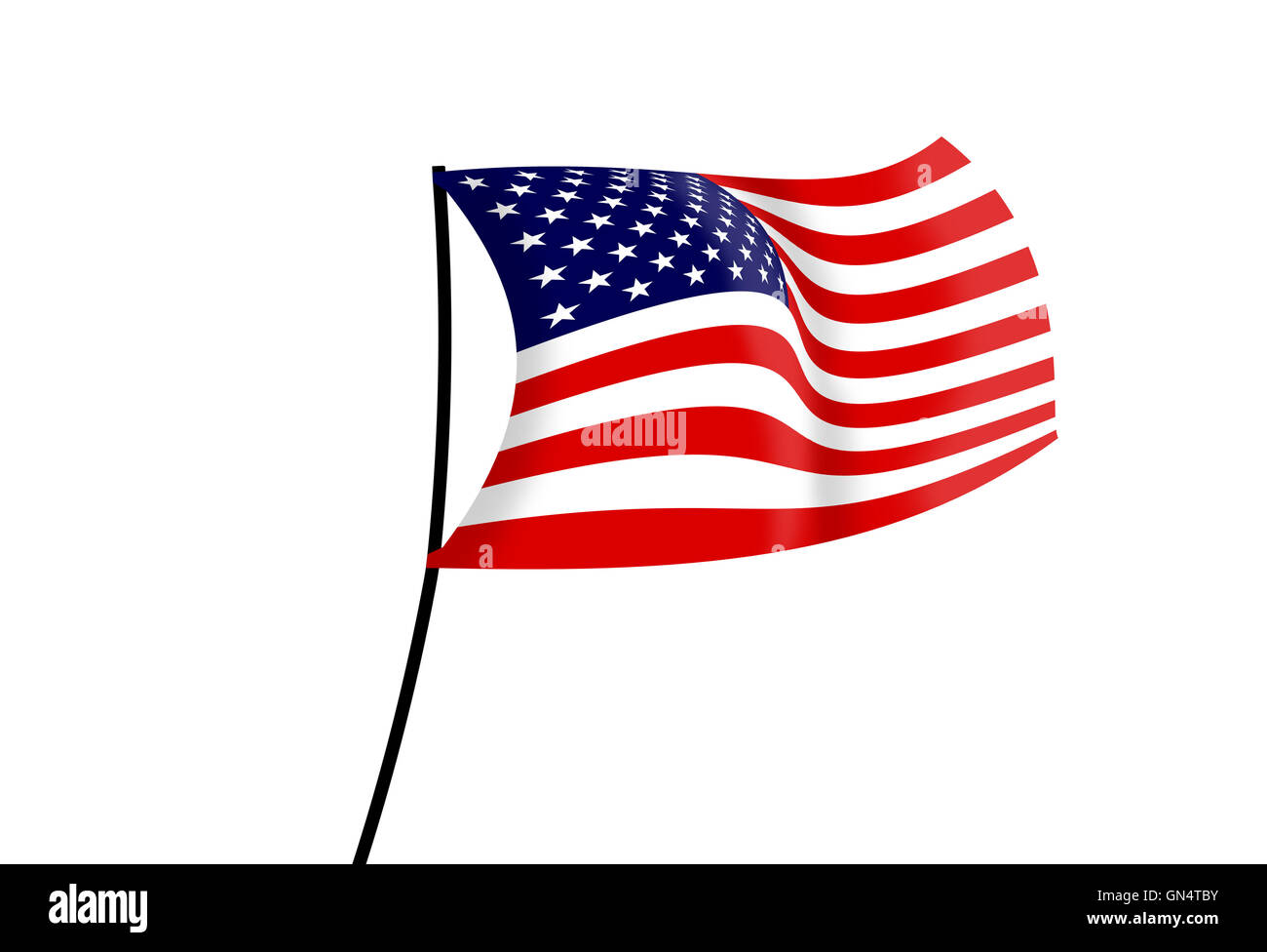 American flagged hires stock photography and images Alamy