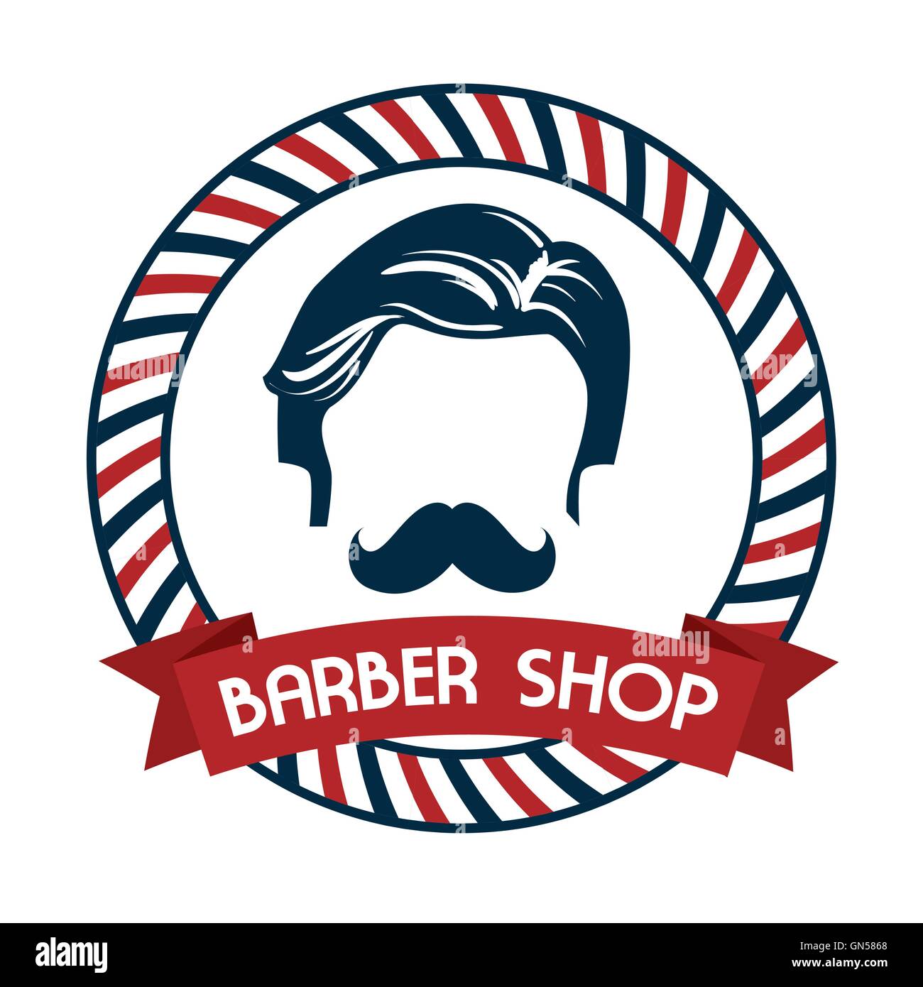 professional barber shop icon Stock Vector Image & Art - Alamy