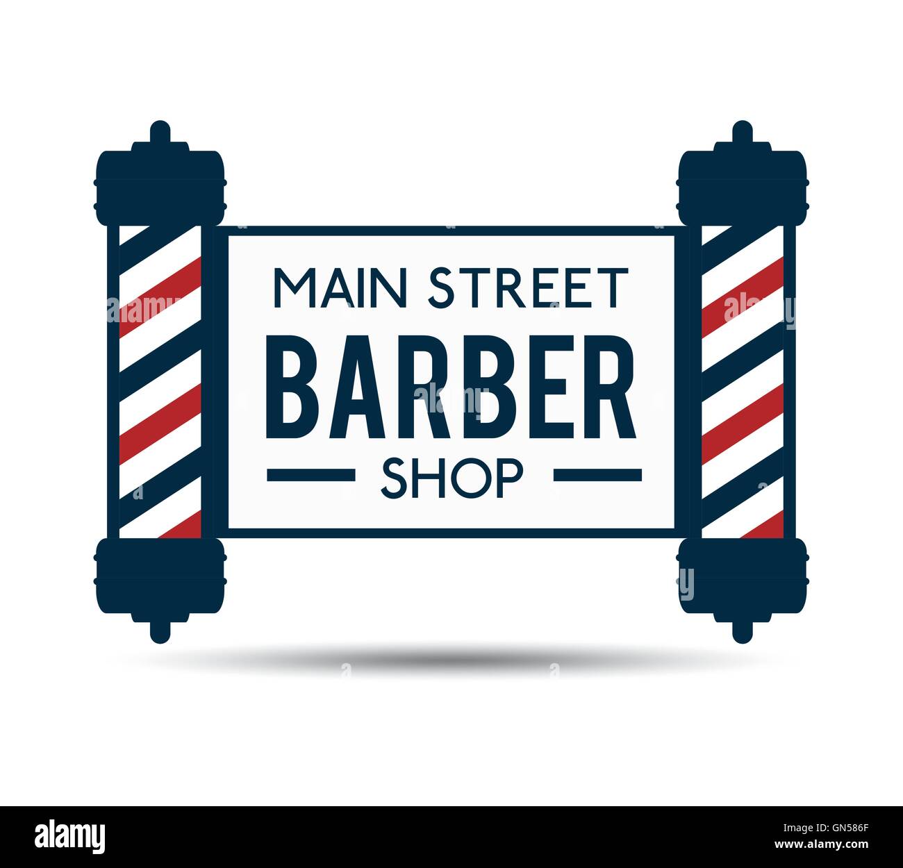professional barber shop icon Stock Vector Image & Art - Alamy