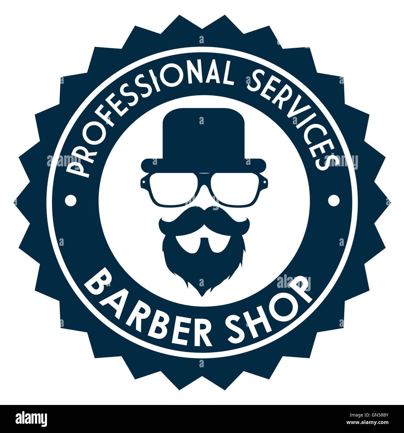 professional barber shop icon Stock Vector Image & Art - Alamy