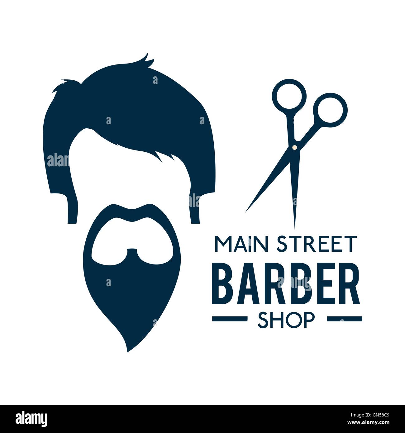 professional barber shop icon Stock Vector Image & Art - Alamy