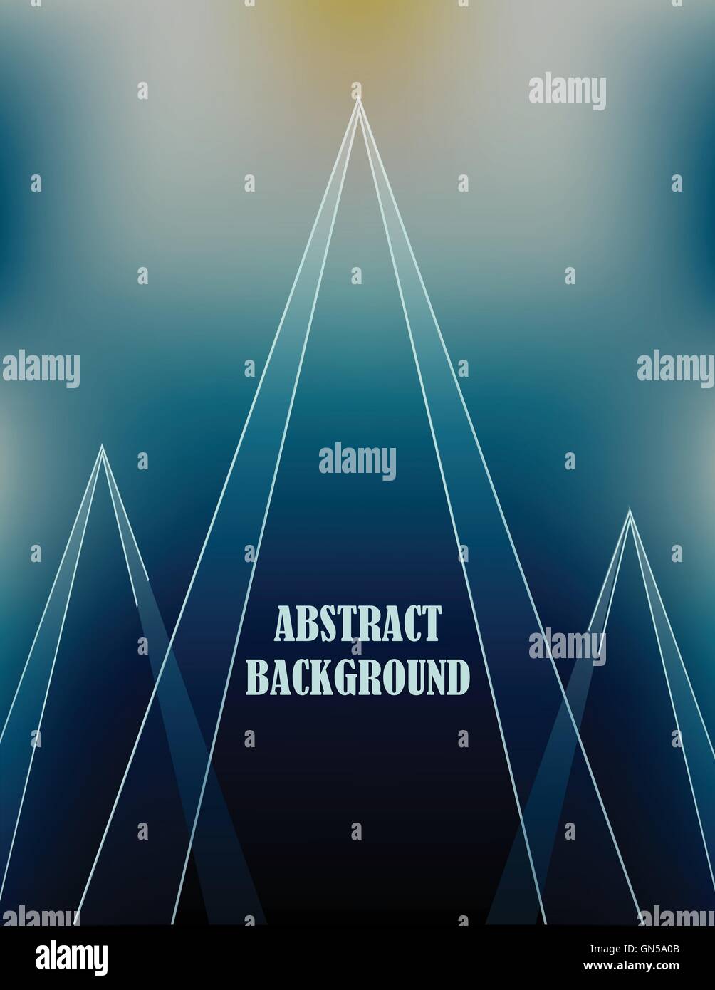 abstract background with mountain Stock Vector