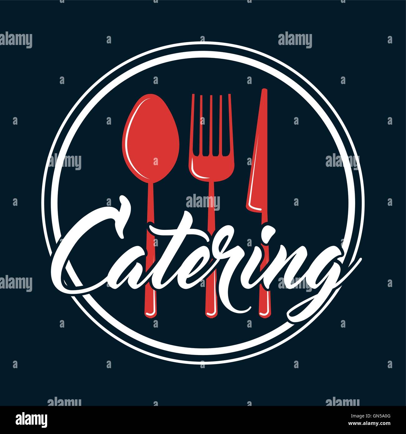 catering delicious food icon Stock Vector Image & Art - Alamy