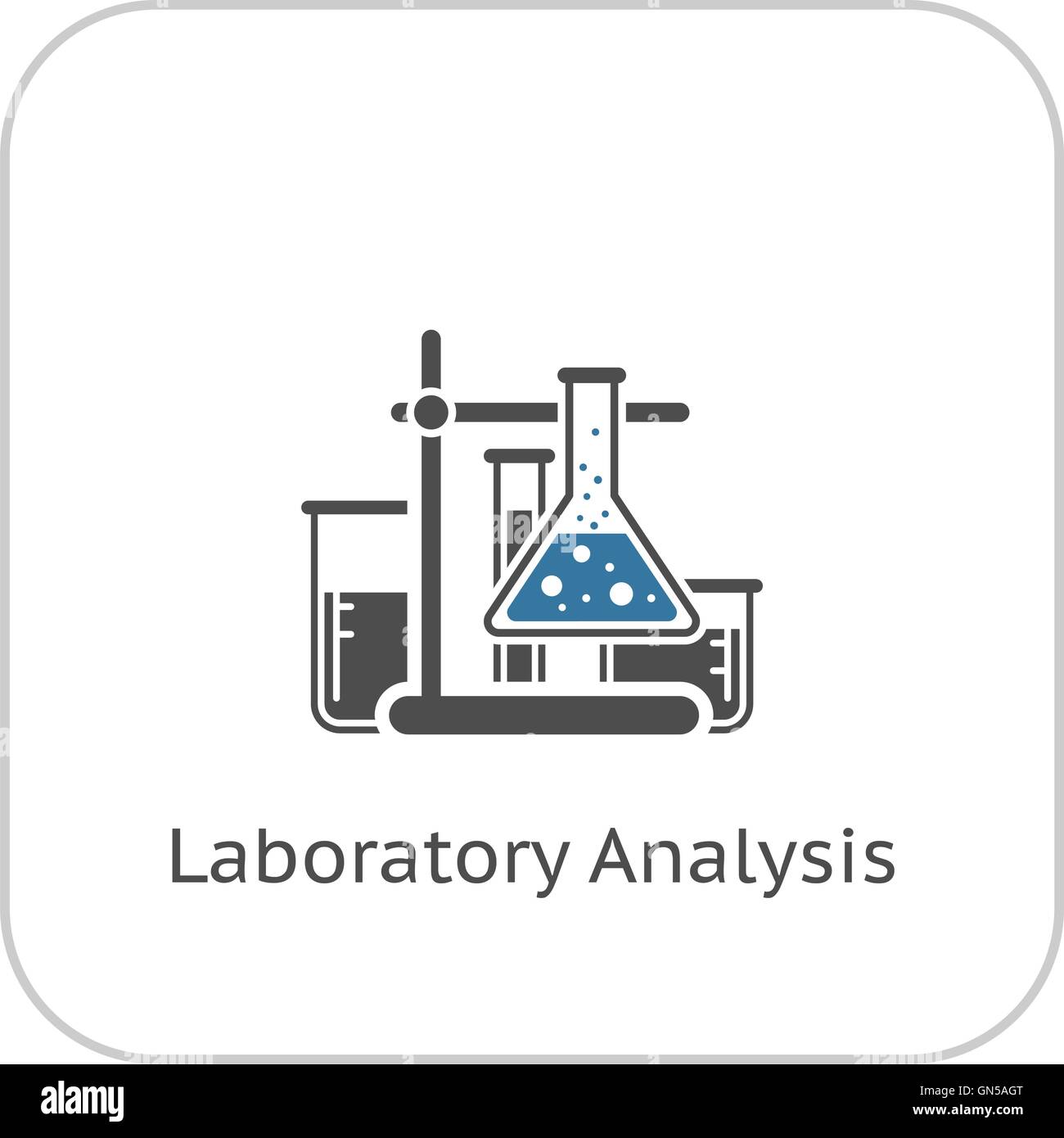 Glass beaker of water Stock Vector Images Alamy