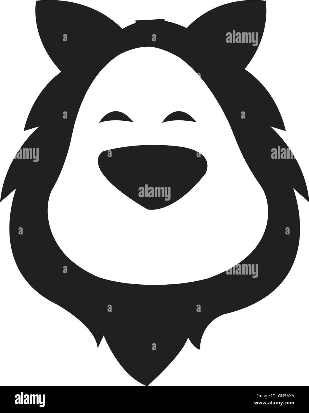 Cartoon lion logo Stock Vector Images Alamy