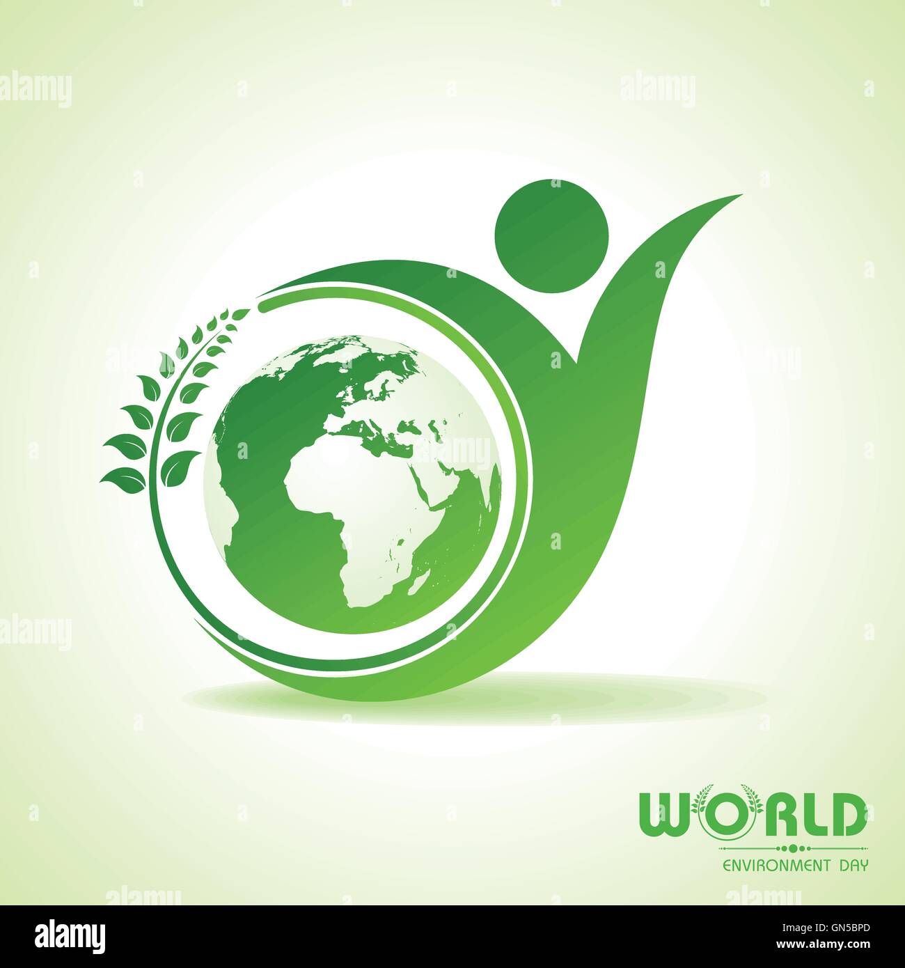 world environment day greeting design stock vector Stock Vector Image ...