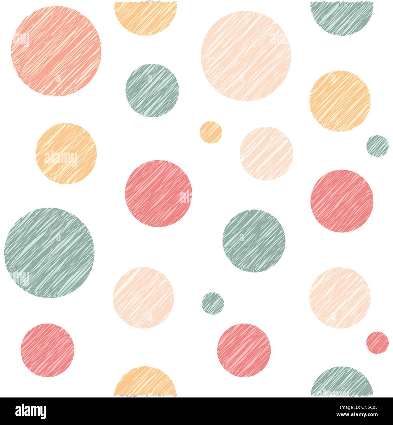 Seamless stylish hand drawn pattern. Vector illustration Stock Vector ...