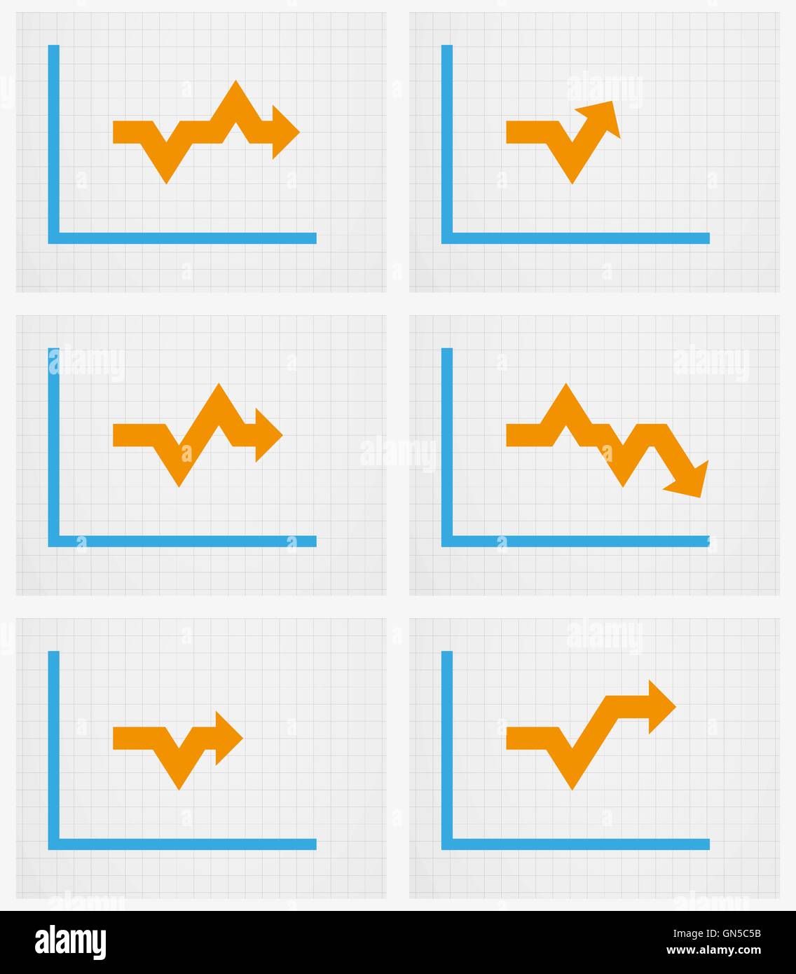 Arrow graph chart hi-res stock photography and images - Alamy