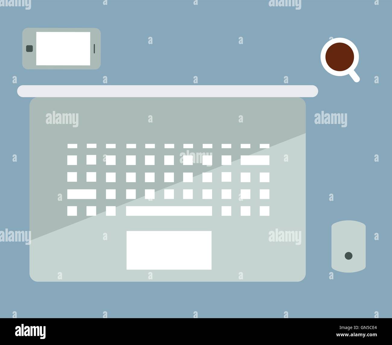 Office Flat Icons Stock Vector Image & Art - Alamy