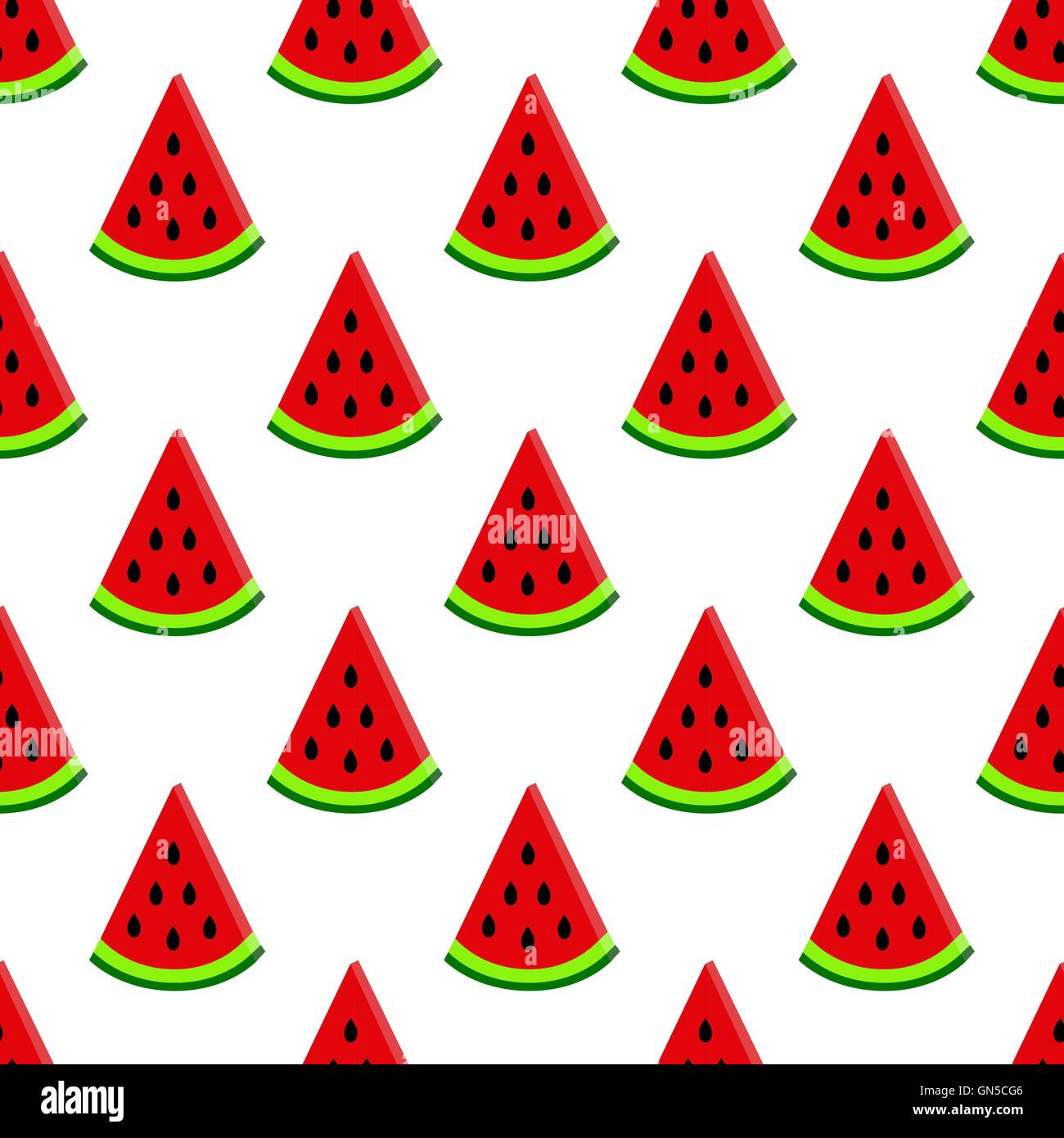 water-melon on white seamless pattern. vector Stock Vector Image & Art ...