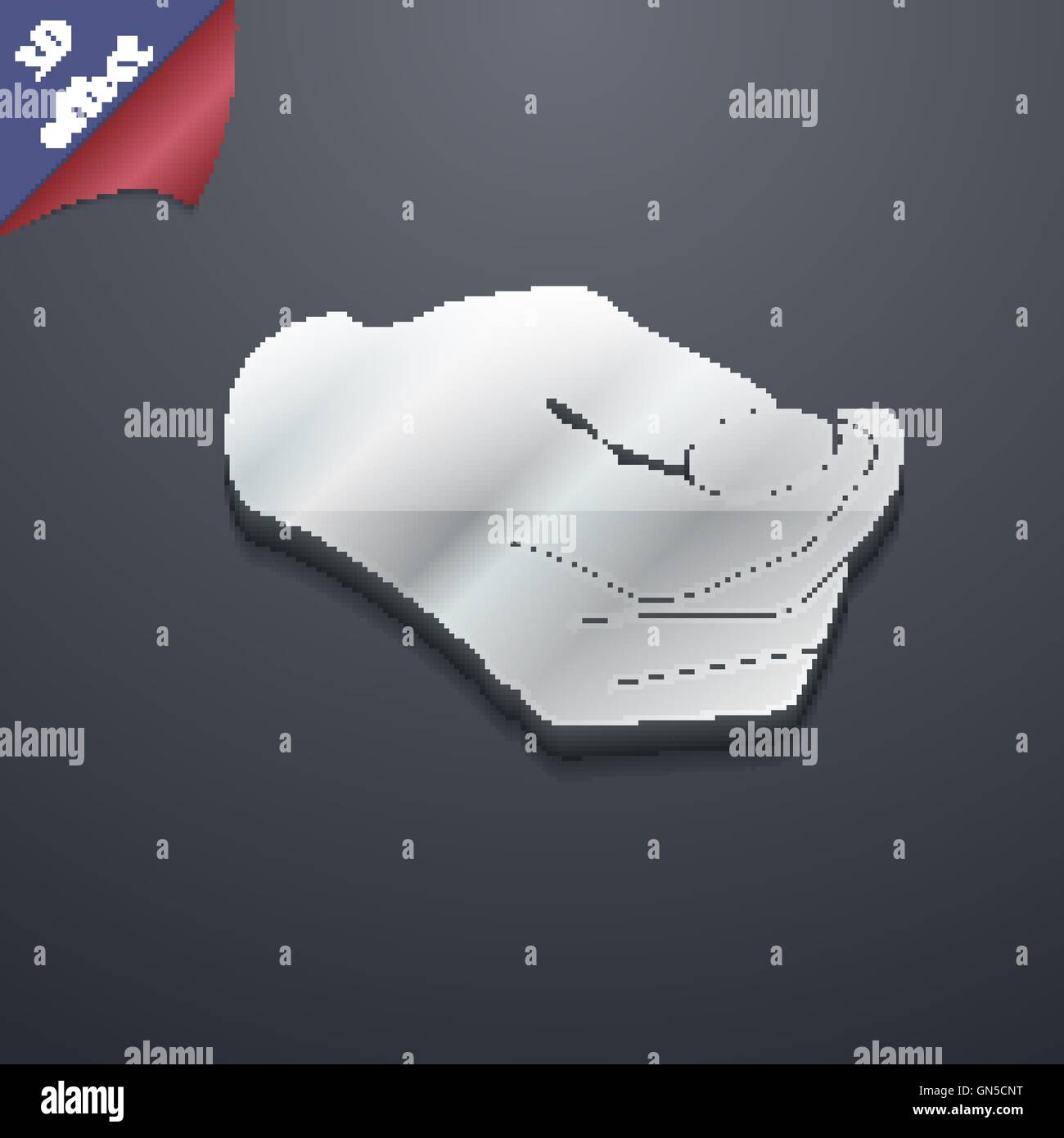 decision making by chance with coin, heads or tails icon symbol. 3D style. Trendy, modern design