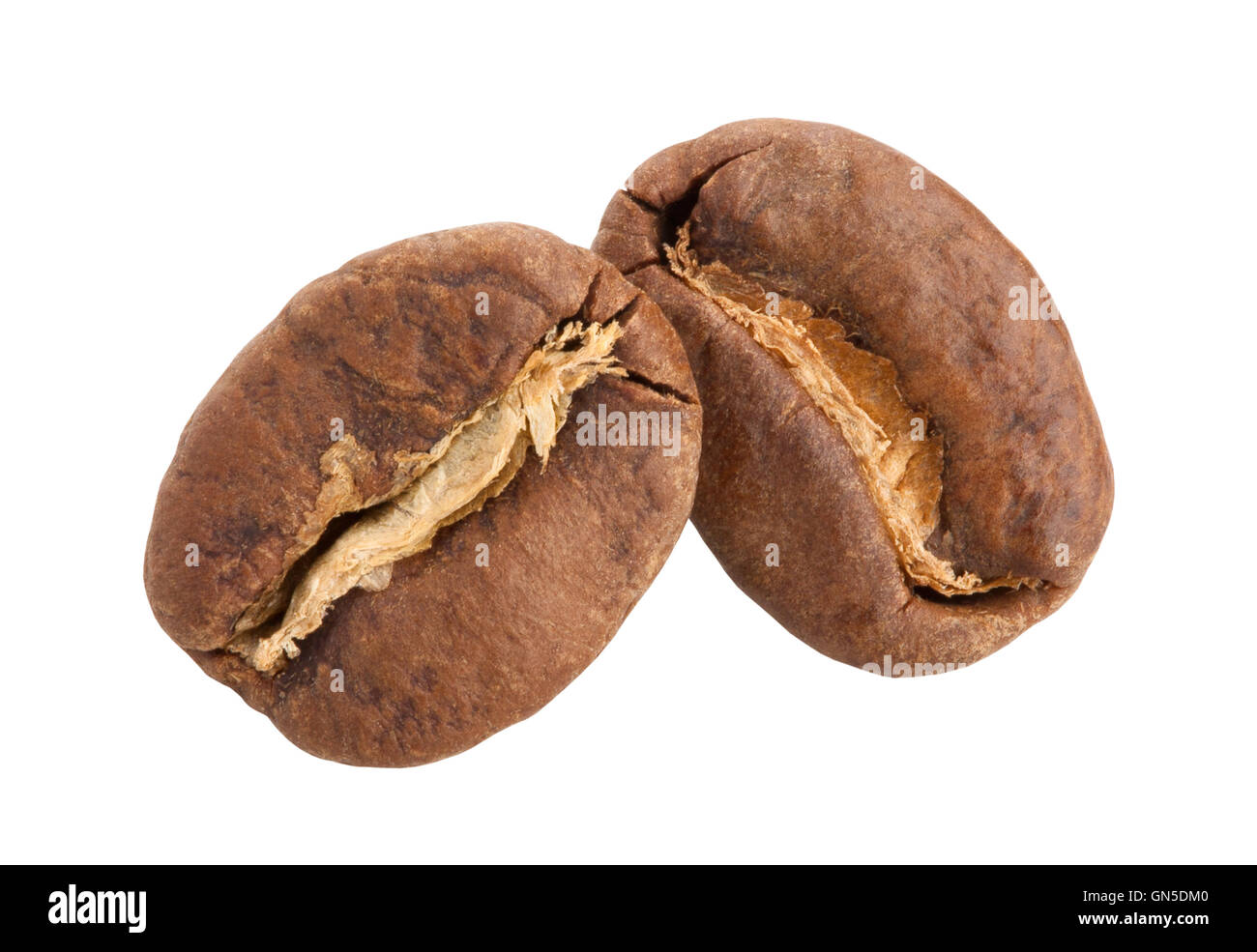 coffee beans isolated Stock Photo