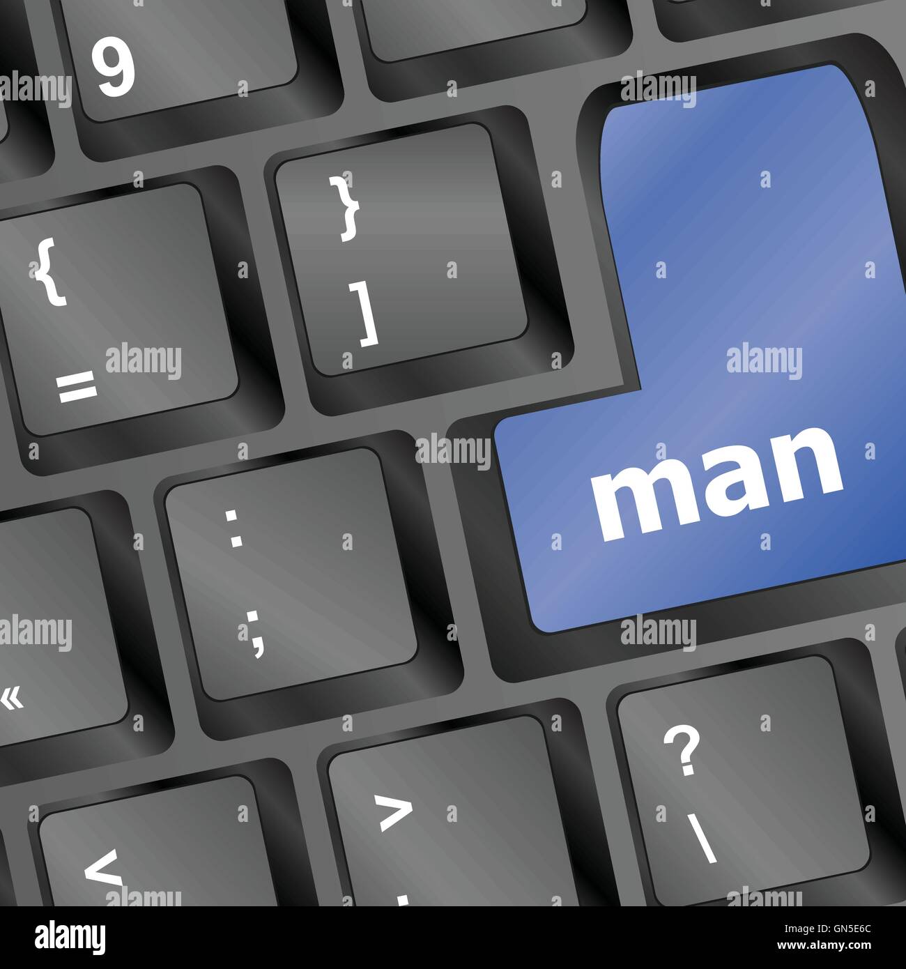 Businessman push red www Stock Vector Images - Alamy