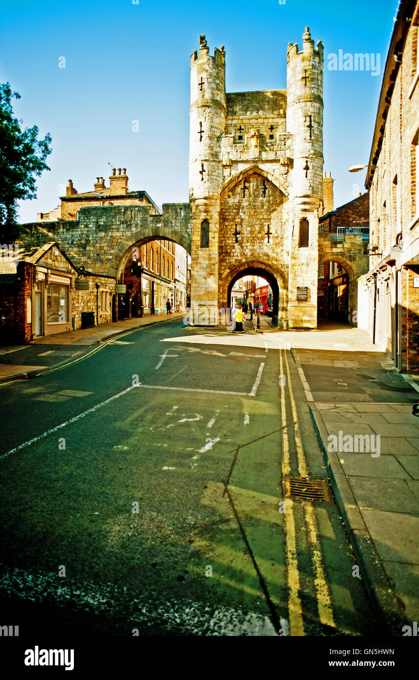 Monk Bar, York Stock Photo Alamy