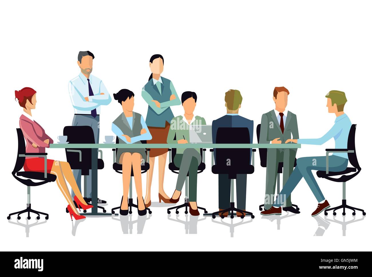 Brainstorming and Conference Stock Vector Image & Art - Alamy