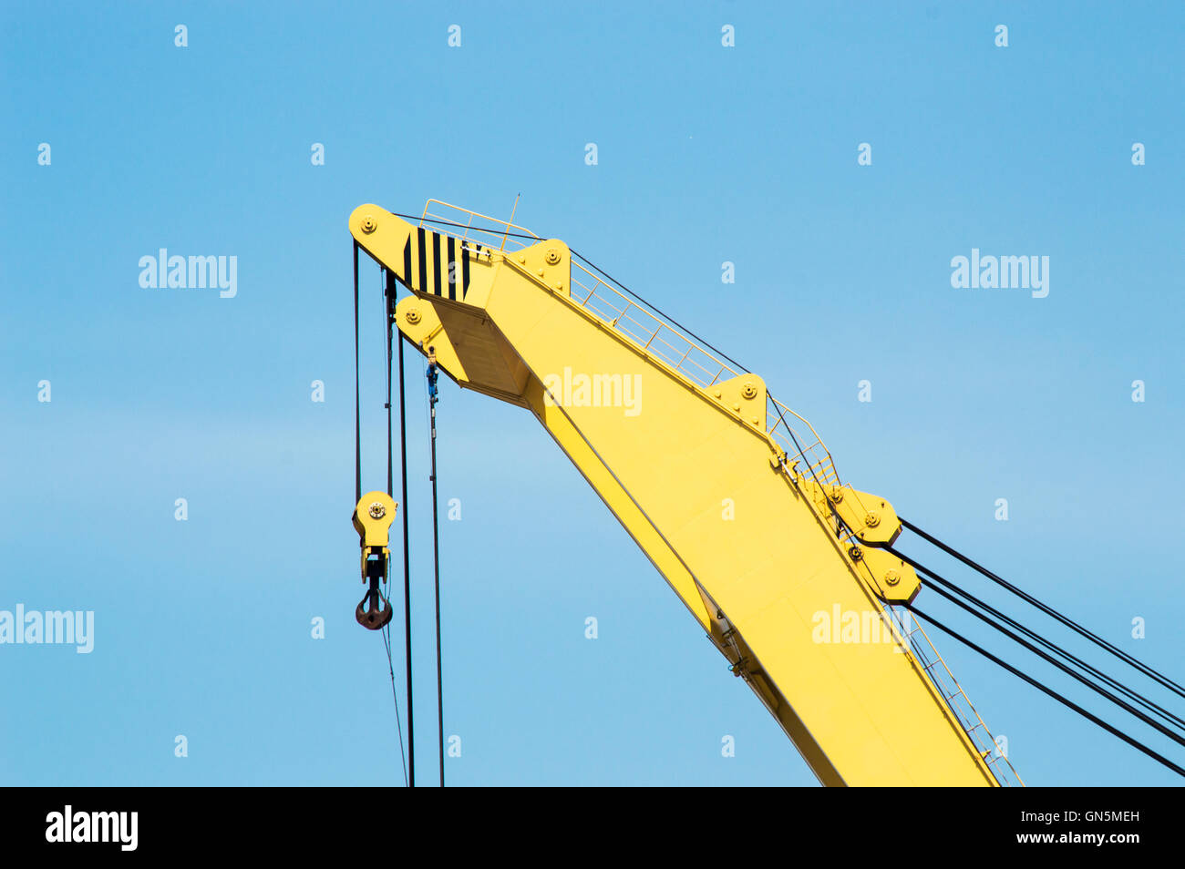 Part of a Port Crane Stock Photo Alamy
