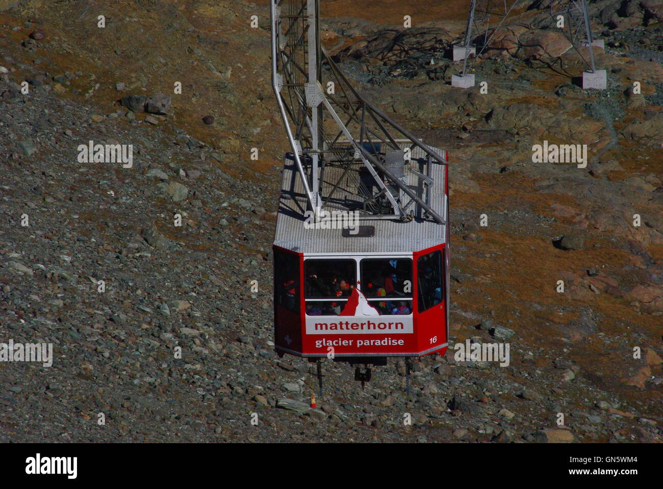 Cable Car in Zermatt, Switzerland Stock Photo Alamy