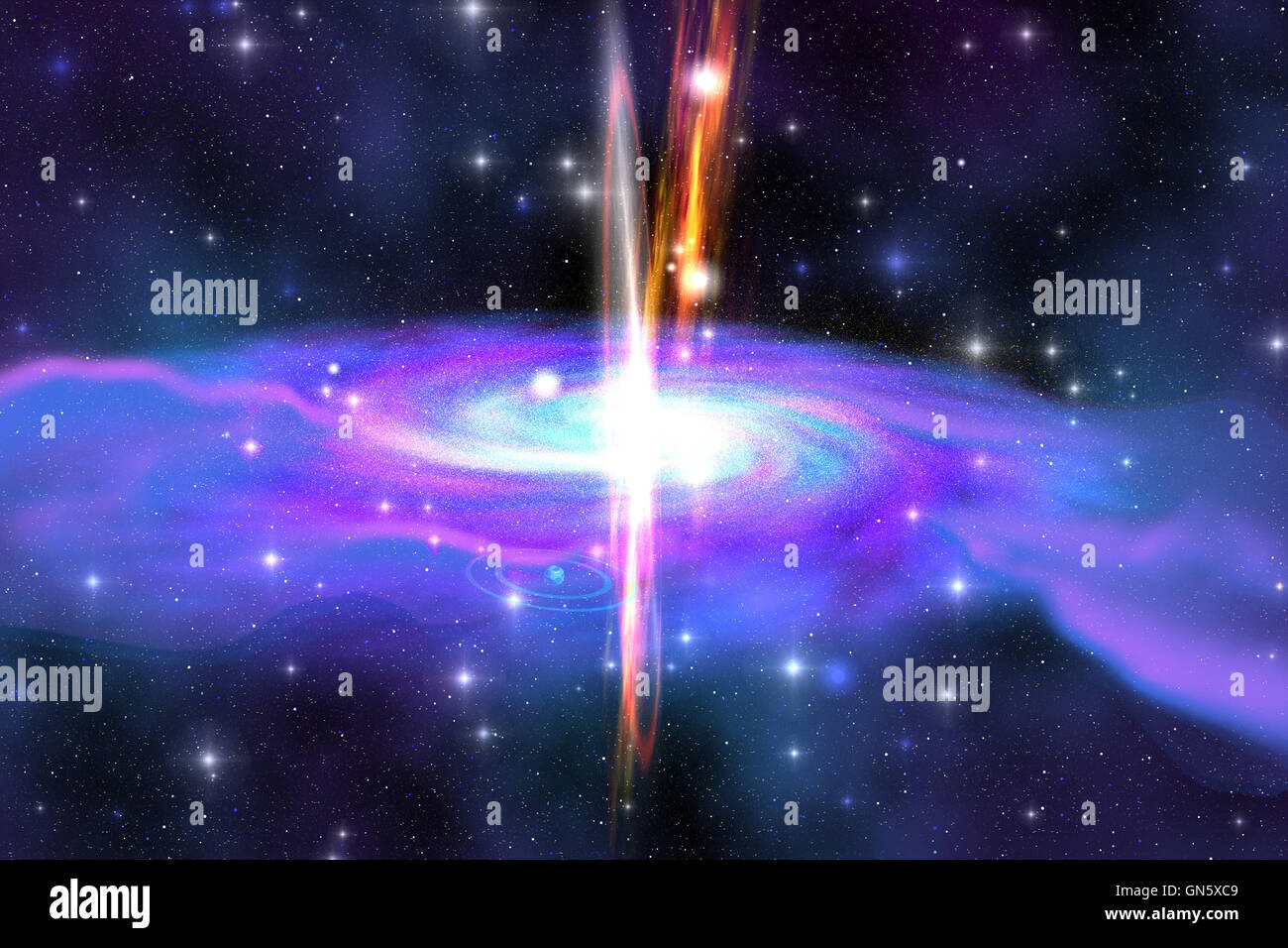 Stellar Black Hole Stock Photo