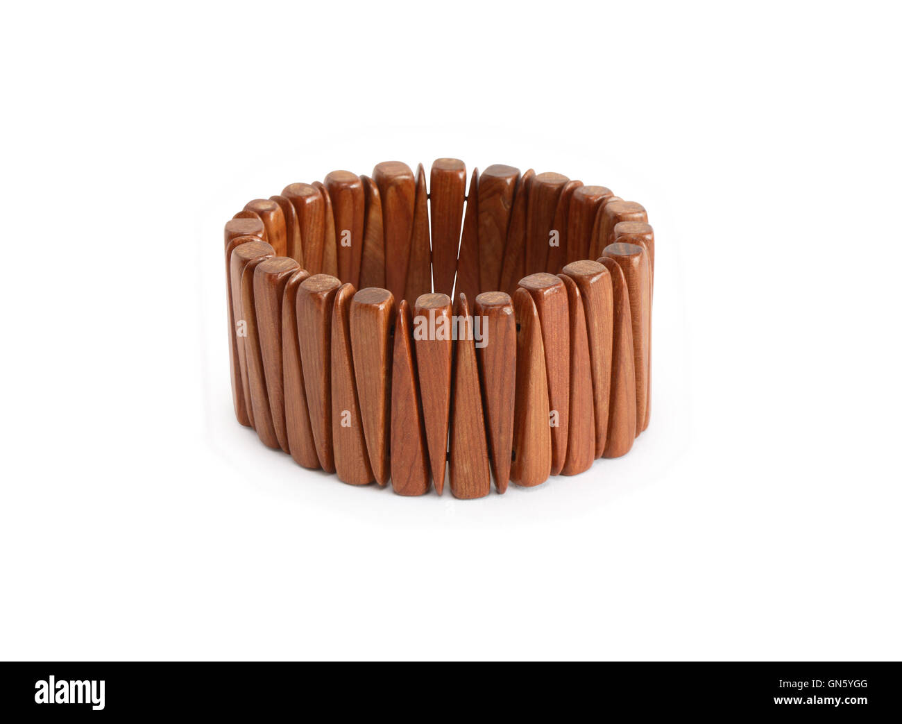 Wooden Bracelet Stock Photo