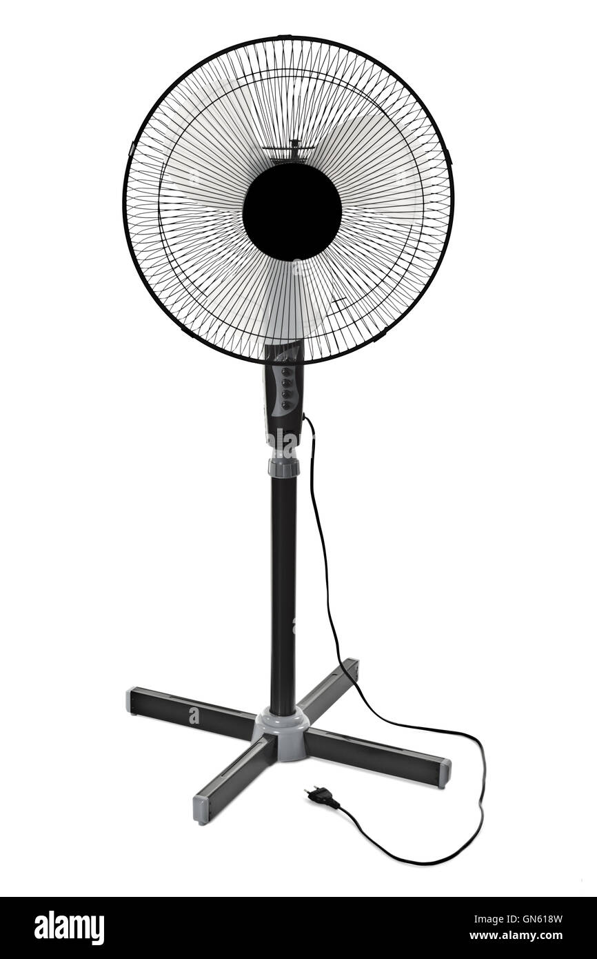 black office fan Stock Photo