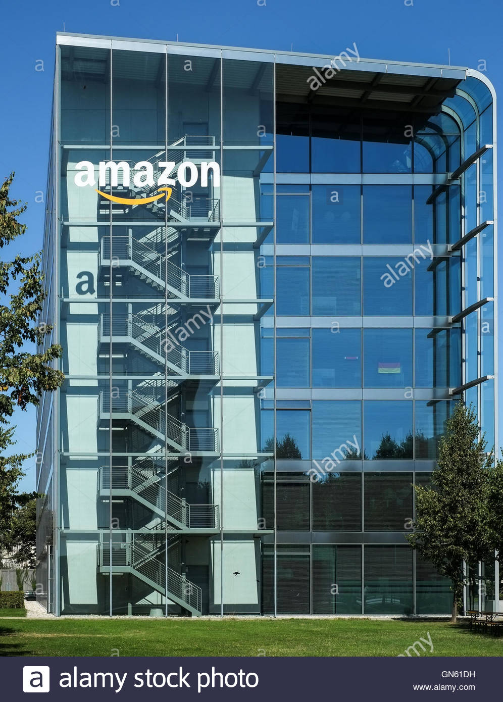 Amazon Logo Office Building Stock Photos & Amazon Logo Office Building