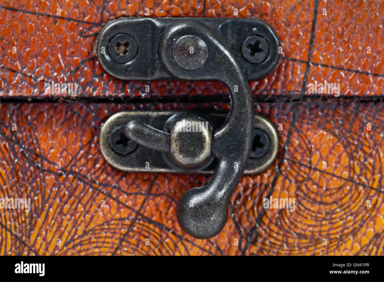 close up of chest lock Stock Photo Alamy