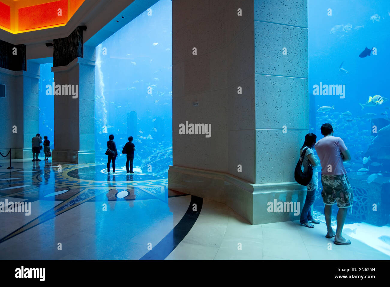 Atlantis hotel in Palm Jumeirah, Dubai, United Arab Emirates Stock Photo