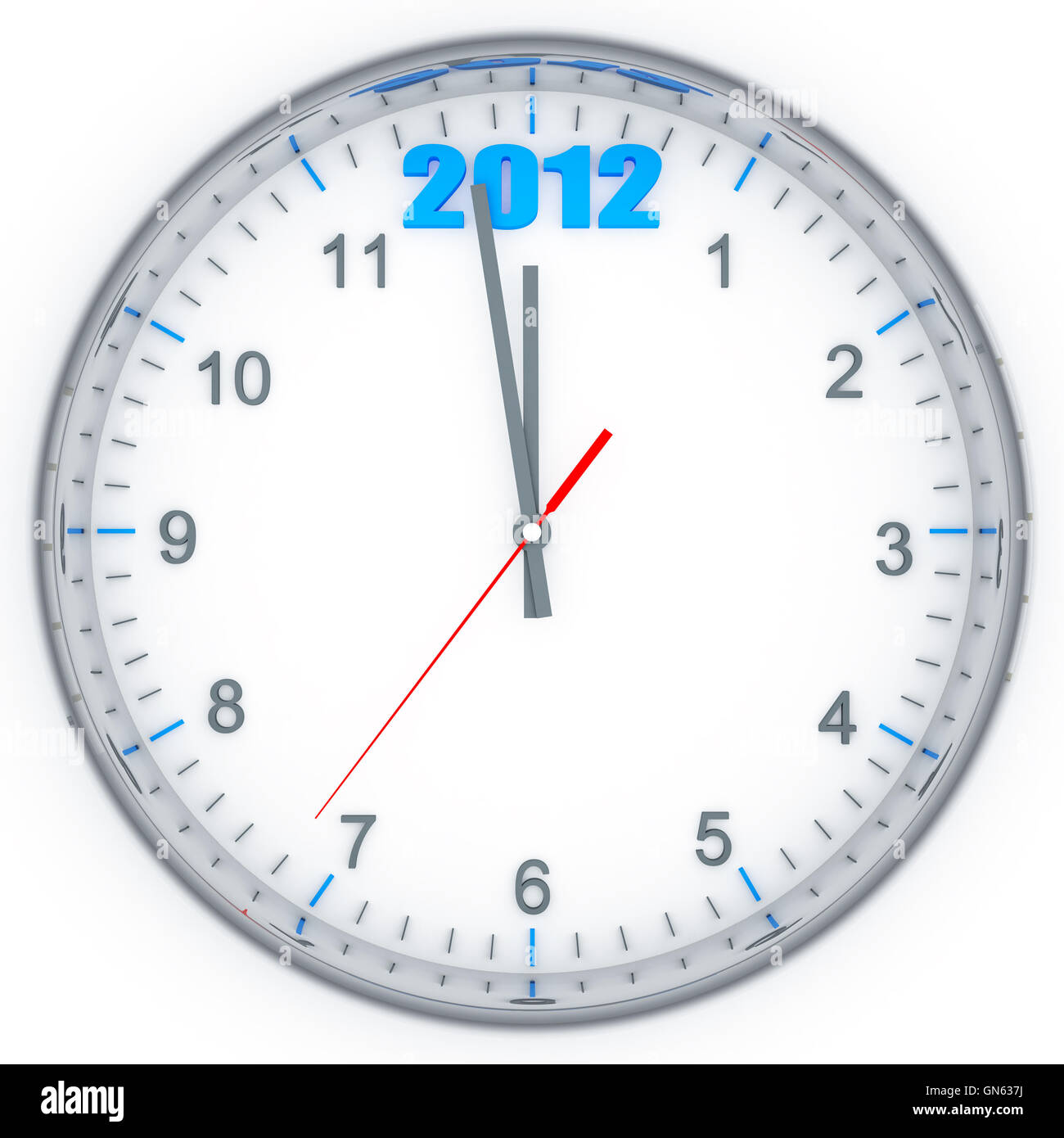 Round clock with arrows Stock Photo - Alamy