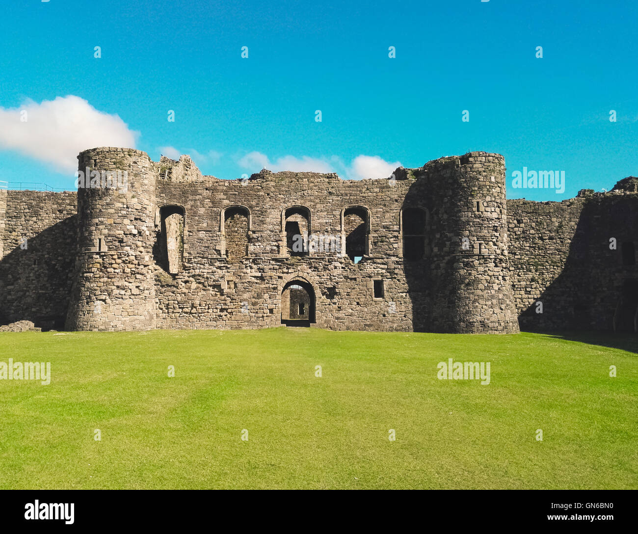 Castle in a sunny day Stock Photo - Alamy