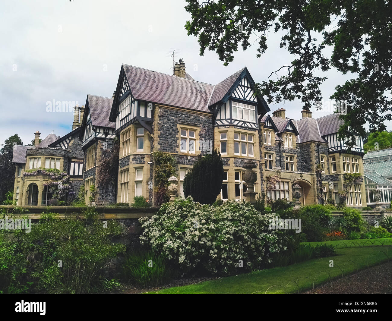 Old House and gardens Stock Photo - Alamy