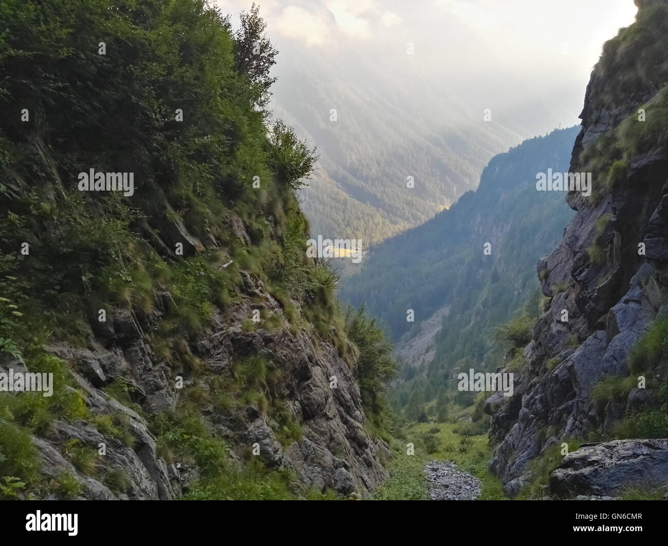 Wild mountain landscape Stock Photo Alamy