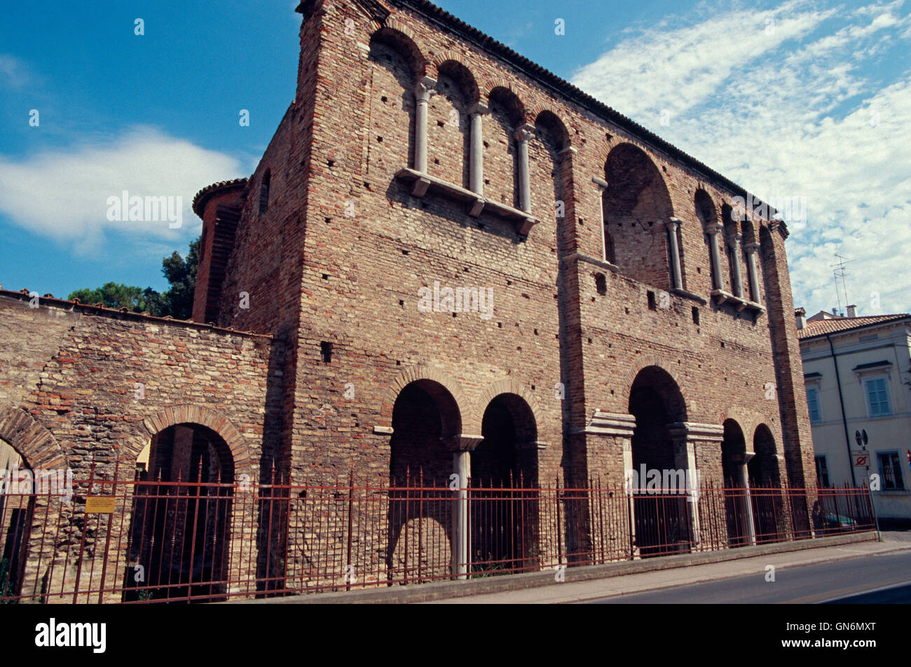 Italy, Emilia Romagna, Ravenna, Palazzo di Teodorico, Palace of Theodoric Stock Photo