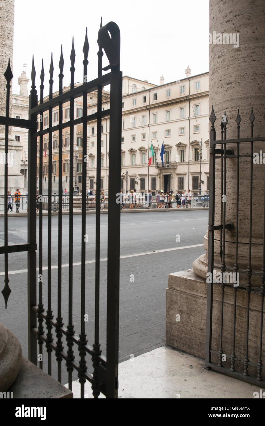 rome, chigi palace Seat of government Stock Photo
