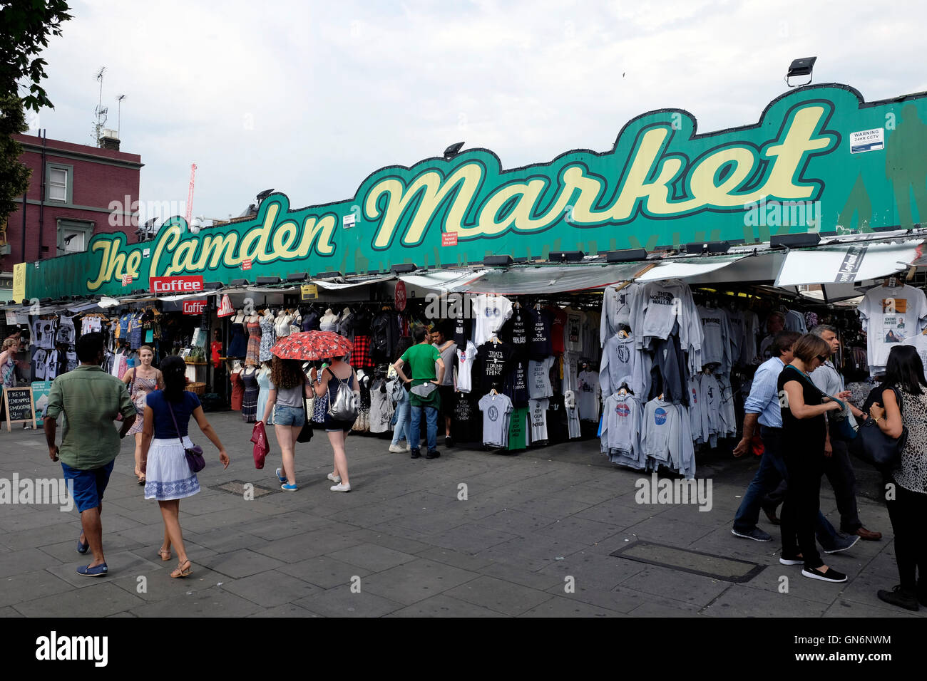 A general view of Camden market, London Stock Photo