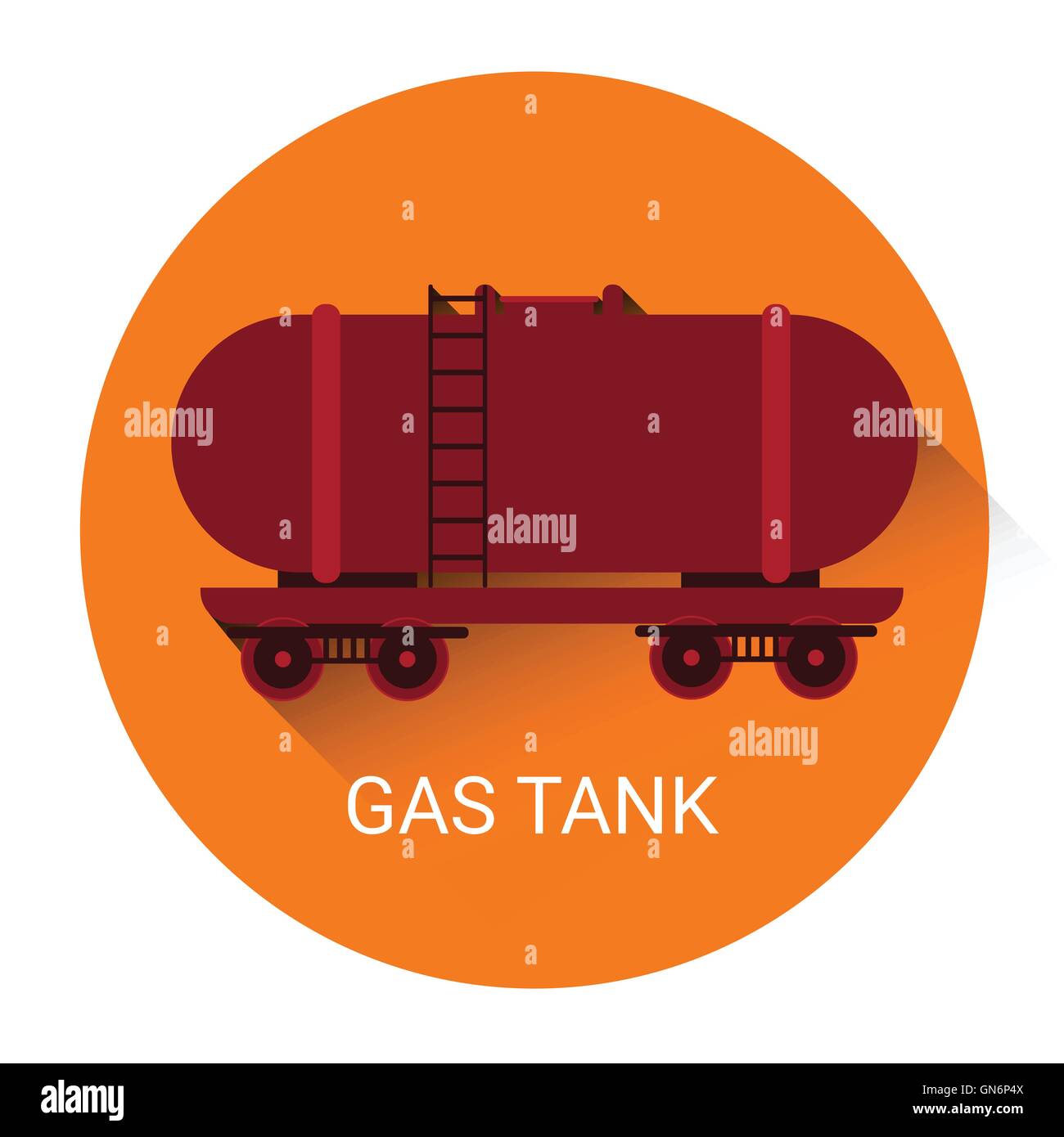 Gas Tank Icon Stock Vector Image & Art Alamy