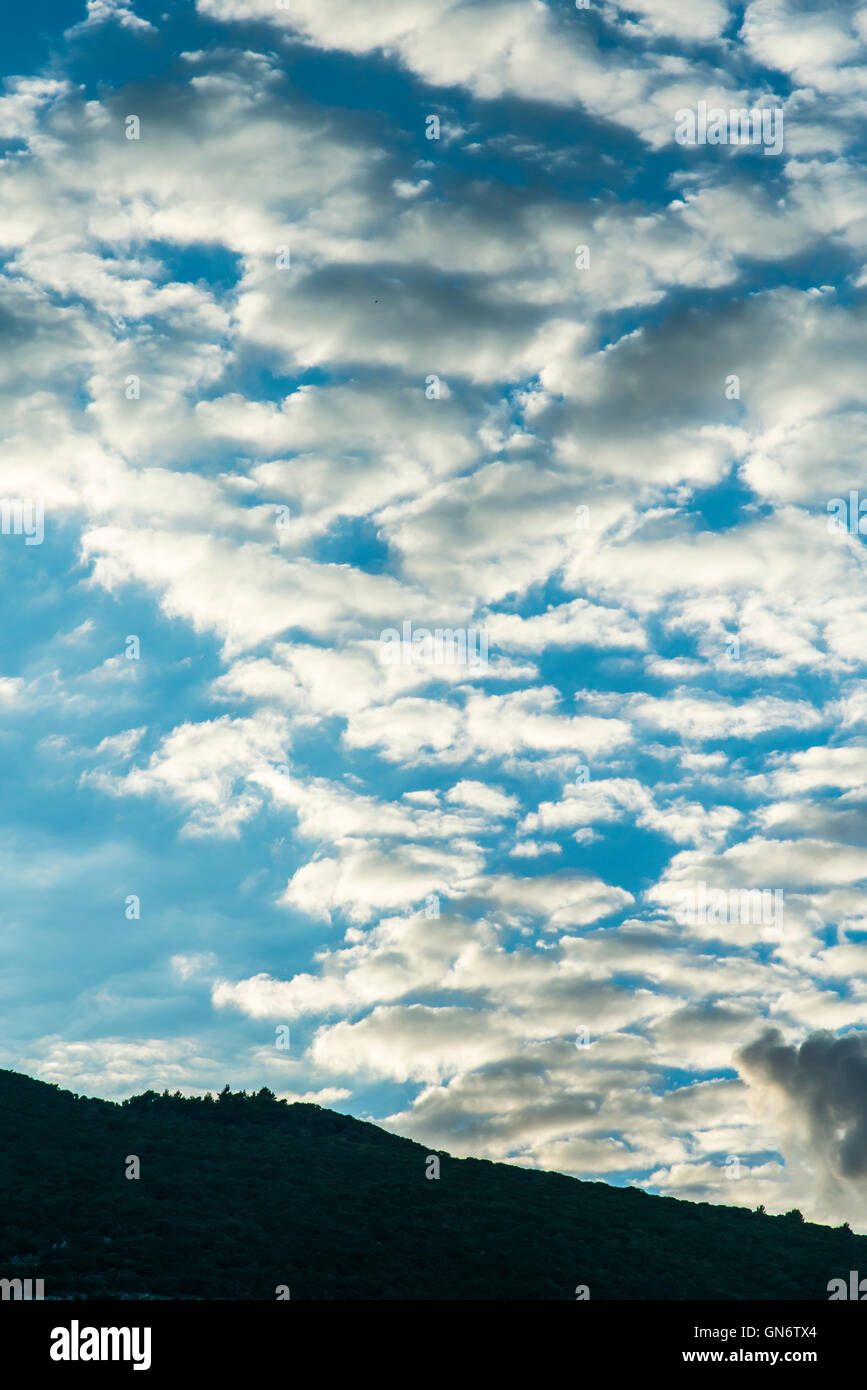 Blue cloud clouded sky hi-res stock photography and images - Alamy