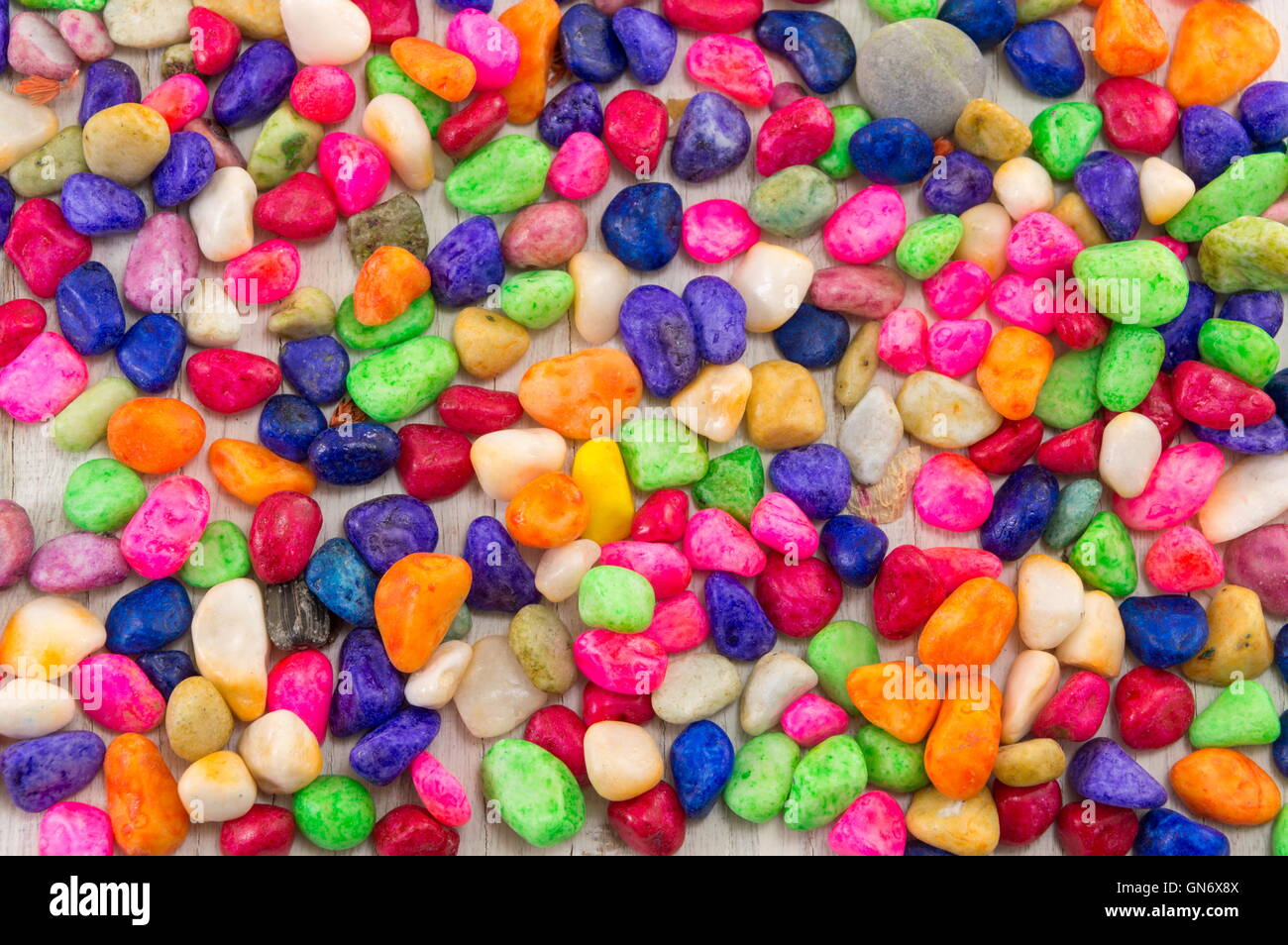 colorful rocks background pattern Stock Photo